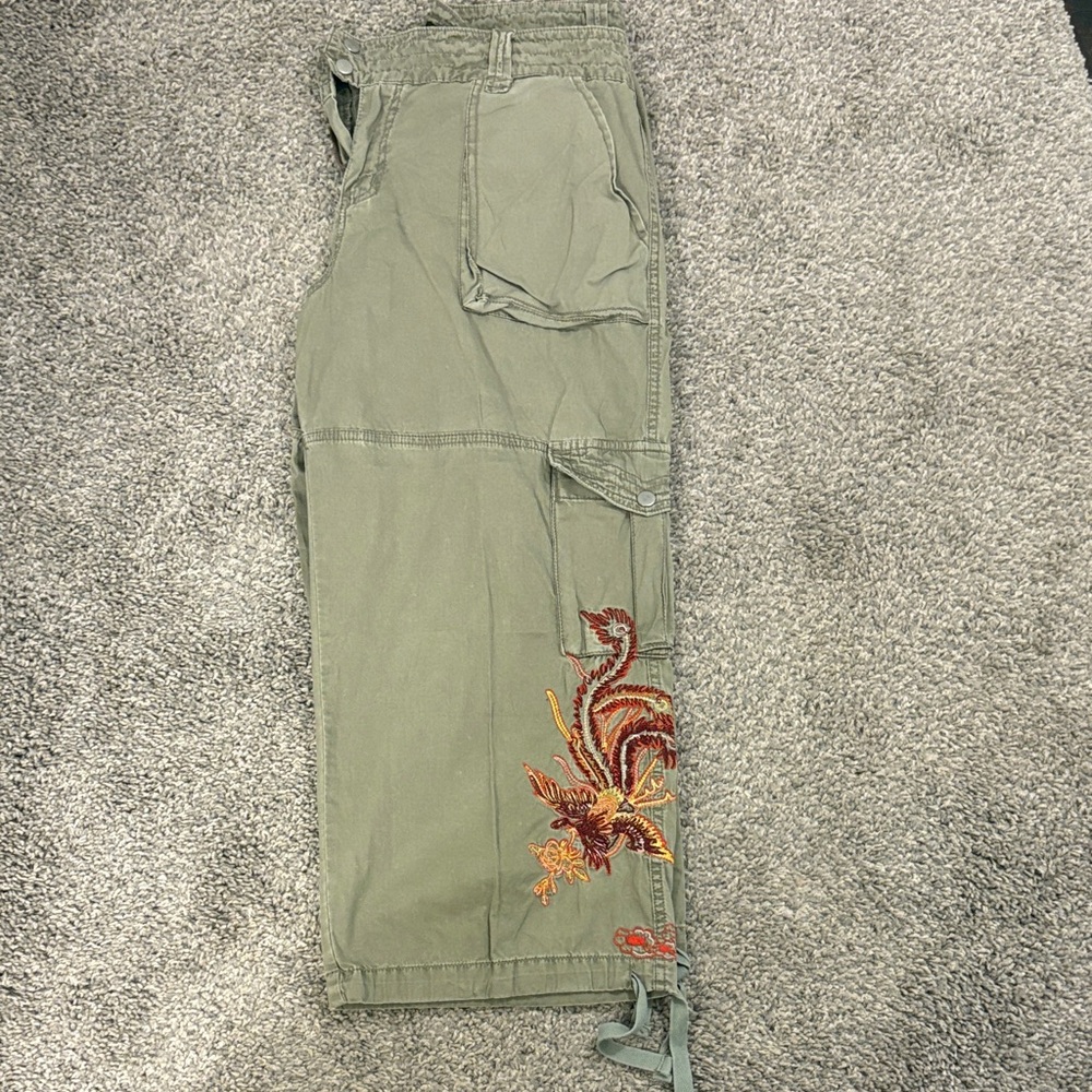 Jenni n Jess Embroidered Cargo Pants